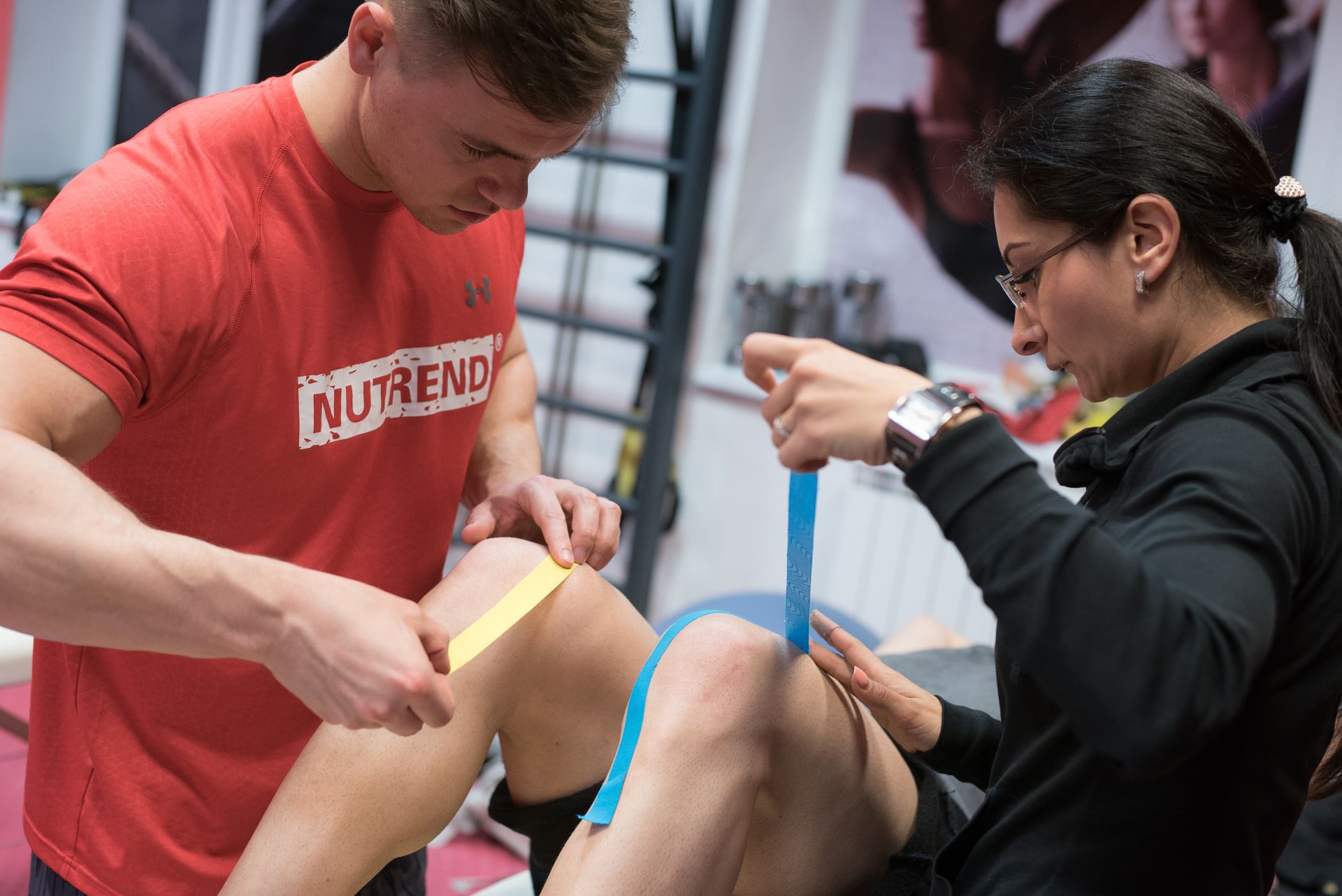 Praktická výuka kineziologického tejpování